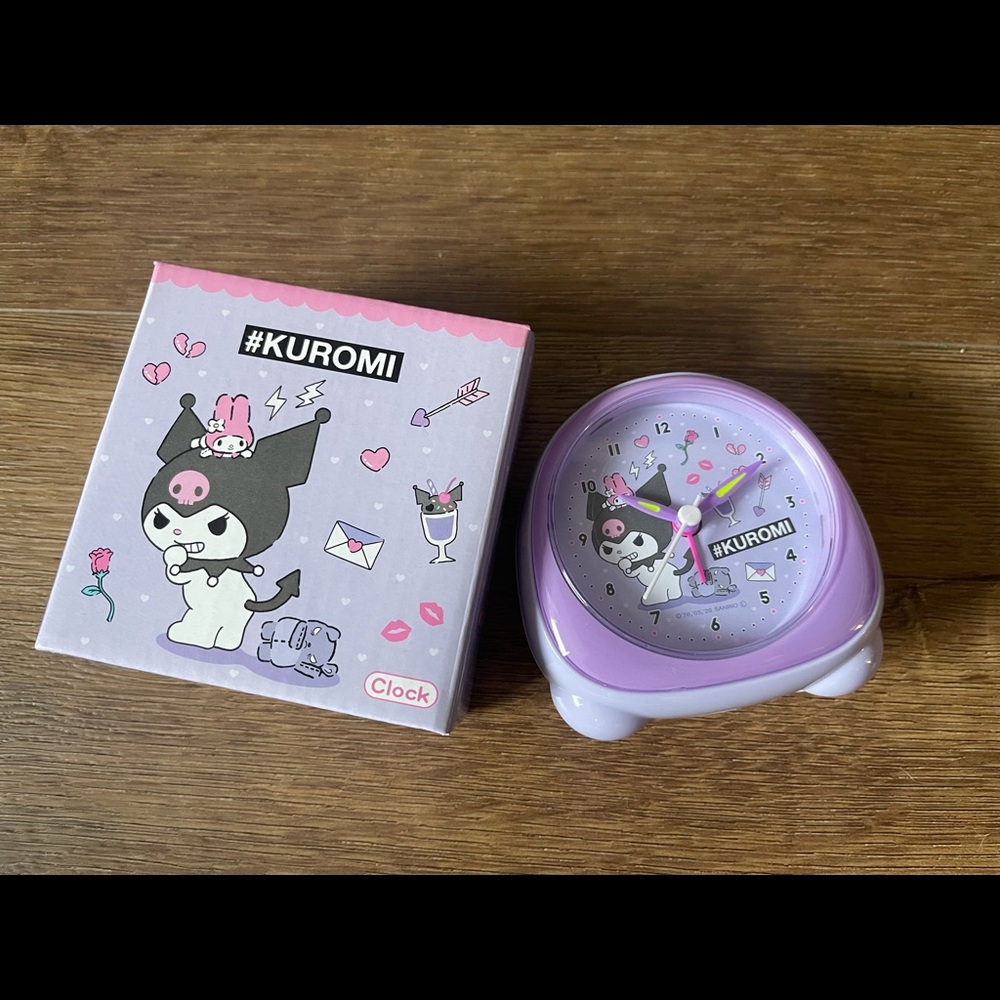 KUROMI-NWT Purple Alarm Clock